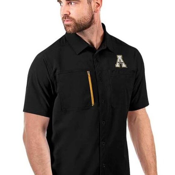 Appalachian State Men’s Short Sleeve Fishing Shirt by Antigua NWT - Picture 3 of 3